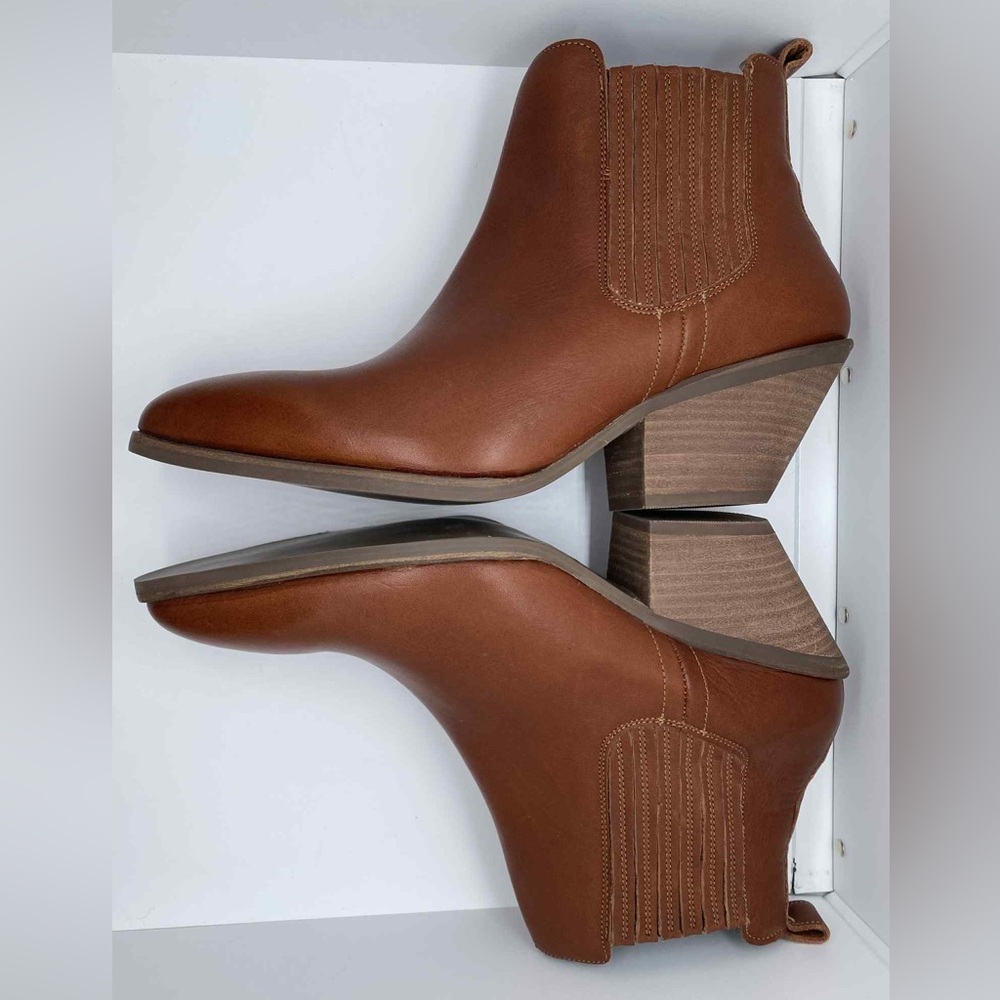 PATINA Dakota Chelsea Western Leather Ankle Boots Tucson Women’s Size 10